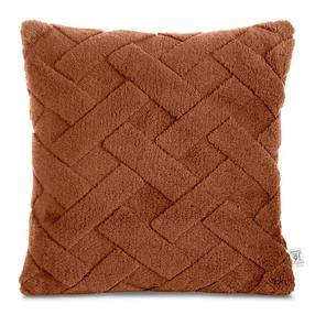 Dekoratyvinės pagalvėlės užvalkalas Design 91 Caro, brick red s., 45 cm x 45 cm