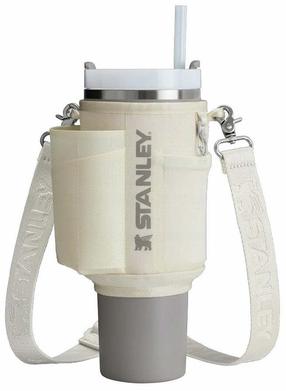 Pudeļu futrālis Stanley The All-Day Quencher Carry-All, krēmkrāsa, poliesters, 1.2 l
