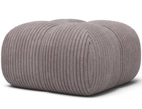 Pufas Covio Modullo 03, šviesiai pilka sp., 85 cm x 85 cm x 52 cm