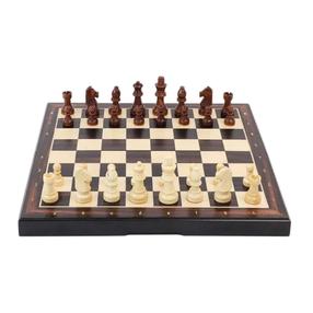Šahs un dambrete Wooden 2in1
