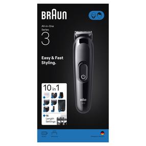 Многофункциональная бритва для тела и лица Braun 3 AIO3560