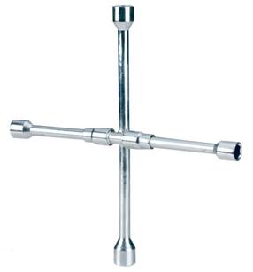 Kryžminis ratų veržliaraktis Bottari Snodabile Foldable Cross Wrench