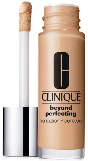 Skystas makiažo pagrindas Clinique Beyond Perfecting Foundation + Concealer, 07 cream chamois, 30 ml