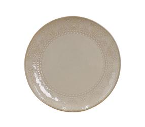 Taldrik prae Domoletti Beige arabic, Ø 26.6 cm, kreemjasvalge