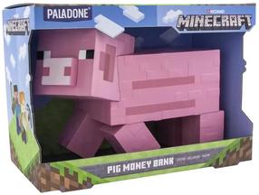 Taupyklė Paladone Minecraft Pig Money Bank, rožinė sp.