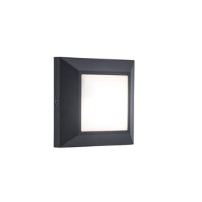 Sieninis lauko šviestuvas Lutec Helena, 4W, LED, IP54, antracito sp., 10.1 cm x 3.2 cm