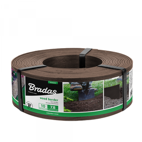 Dobes apmale Bradas Wood Border OBWBR1008, 1000 cm x 7.8 cm, brūna krās.