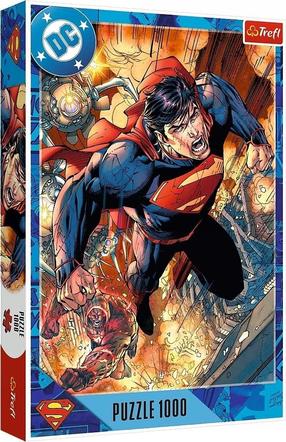 Пазл Trefl Superman In Action 10936, 68 см x 48 см, 1000 шт., многоцветный