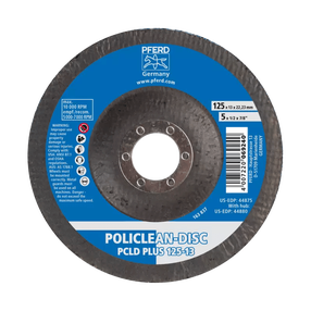 Poliravimo diskas Pferd Policlean PCLD Plus 125-13, 12.5 cm