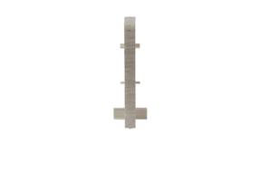 Соединение плинтуса Cezar MasterLine W-PS-LL2ML60-M526, 1.6 см x 6 см x 1.5 см, светло-серый цв., 2 шт.