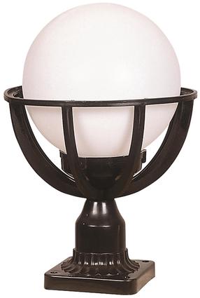 Pastatomas lauko šviestuvas Opviq BSU-68080-BSY-M5-KOP, 60W, E27, IP65, juoda sp., 23 cm x 35 cm