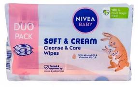 Drėgnos servetėlės kūdikiams Nivea, 114 ml, 114 vnt.