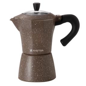 Kafijas kanna Ambition Arras, 0.3 l, brūna krās./melna krās.