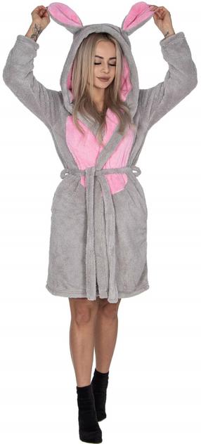 Chalatas Springos HA7372, šviesiai pilka, L/XL