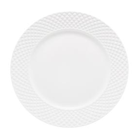 Lėkštė desertinė Ambition Grid, Ø 20 cm, balta sp.