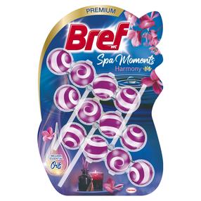 WC-puhasti-värskendaja Bref Spa Moments Harmony, 3x50g