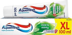 Zobu pasta Aquafresh Triple Protection Mild & Minty, piparmētru garša, 100 ml