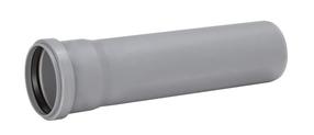 Kanalisatsioonitoru sisekanalisatsioonile/vihmavee ärajuhtimise süsteemidele Uponor, PP, 110 mm, 1 m