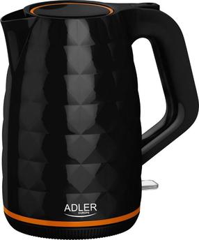 Elektrinis virdulys Adler AD1227 BLACK, 1.7 l, juoda sp.