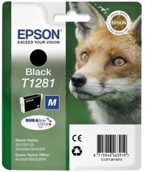 Rašalinio spausdintuvo kasetė Epson T1281, juoda sp.