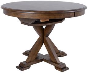 Stalas išskleidžiamas Home4you James, ruda sp., 106 - 152 cm x 106 cm x 76 cm