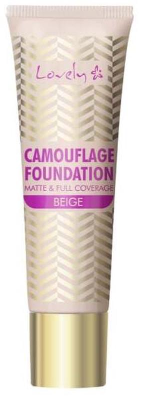 Šķidrā grima bāze Lovely Camouflage, beige, 25 g