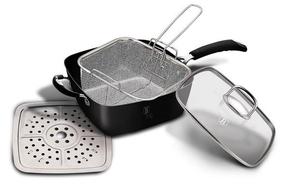 Pannu komplekts Berlinger Haus BH-6554, Ø 24 cm, alumīnijs/stikls/nerūsējošais tērauds