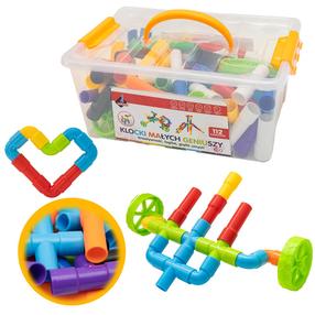 Конструктор ASKATO Little Geniuses Соединители 123912, 112 шт.