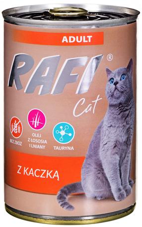 Влажный корм для кошек Dolina Noteci Rafi, мясо утки, 0.4 кг