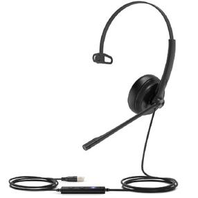 Juhtmega kõrvaklapid Yealink UH34 Lite Mono Microsoft Teams 1308046, must v.