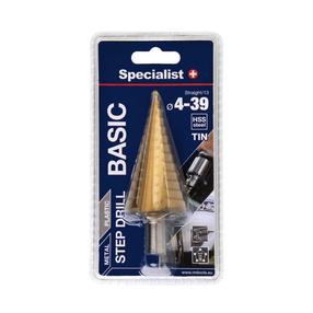 Grąžtas Specialist+ Basic ⌀4-39, universalus, tiesus, 4 mm x 1.8 cm