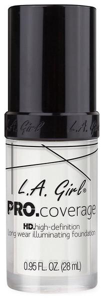 Skystas makiažo pagrindas L.A. Girl HD Pro Coverage, white, 28 ml