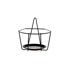Кронштейн вазона Garden Center, 16 см x 17 см, 10 см, черный цв.