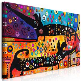 Reproduktsioon Artgeist Extravagant Dogs, 120 cm x 60 cm