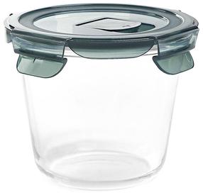 Konteiners pārtikai Homla Remmie 227063, 0.7 l, 13 cm x 13 cm, caurspīdīga krās./zaļa krās.