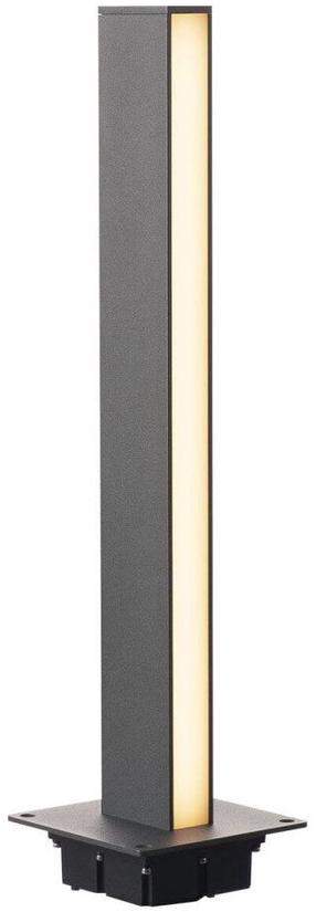 Pastatomas lauko šviestuvas SLV H-POL Single-Headed, 18W, LED, IP65, antracito sp., 16.5 cm x 66 cm