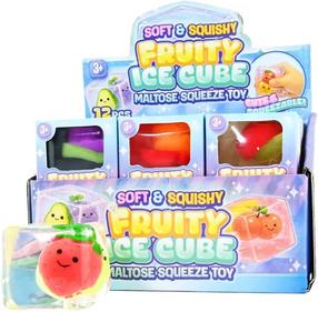 Sensorā rotaļlieta Soft & Squishy Fruity Ice Cube, (krāsa/dizains tiek izvēlēts nejauši)