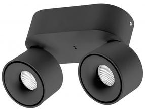 Valgusti lagi GTV Bianco, LED, 2700 - 4000 °K, 2 x 8 W, must v. / must v.