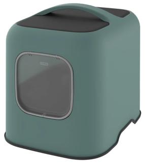 Uždaro tipo kačių tualetas Gimborn GimCat Smart Olimpia 2107106, žalia sp., uždaras, 51 cm x 39.5 cm x 44 cm