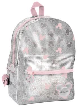 Skolas mugursoma Paso Minnie DMNI-811, rozā krās./pelēka krās., 32 cm x 26 cm x 14 cm