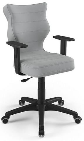 Vaikiška darbo kėdė Duo VT03 Size 6, 40 x 42.5 x 89.5 - 102.5 cm, juoda sp./pilka sp.