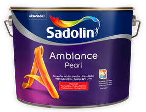 Dažai Sadolin Ambiance Pearl, balta sp., 10 l