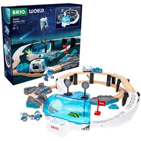 Žaislinis traukinys su bėgiais Brio World Space Station, -