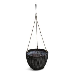 Karināmais puķu pods Domoletti 53000011113, plastmasa, Ø 29 cm, brūna krās.