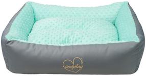 Gyvūno guolis Amiplay Babydoll Sofa, mėtinė (mint) sp., 78x64x19 cm