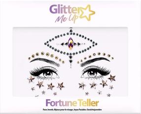 Клеящиеся стразы для лица "Fortune Teller" PaintGlow, разные цвета