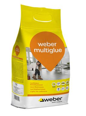 Klijai plytelių Saint-Gobain Weber Multiglue, 5 kg, balta sp.