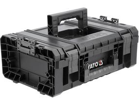 Įrankių dėžė Yato YT-091692, 58.4 cm x 38.5 cm x 16.5 cm, 15.4 l, juoda sp.
