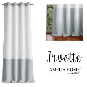 Dieninė užuolaida AmeliaHome Irvette, sidabro sp., 140 cm x 250 cm