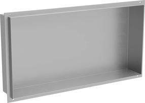 Iebūvējams sienas plaukts Mexen X-Wall-NR, 10 cm x 30 cm x 60 cm, hroma krās.